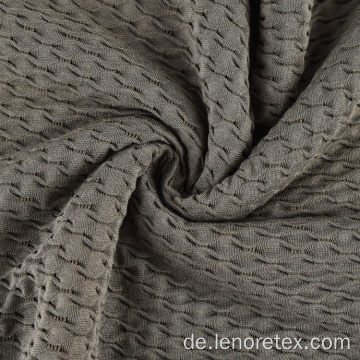 93% Polyester 7% Stretch-Strick-Jacquard-Gewebe